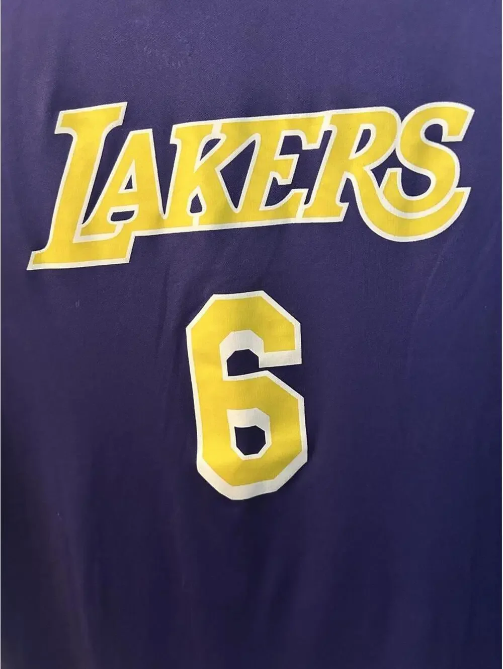 LeBron James Los Angeles Lakers t-shirt jersey, size 10 years #basketball #laker